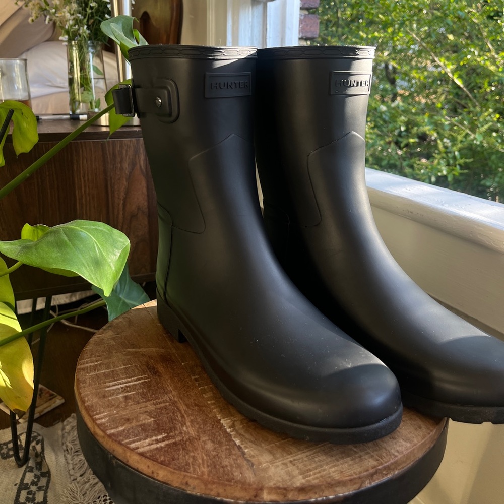 Hunter Rain Boots Black